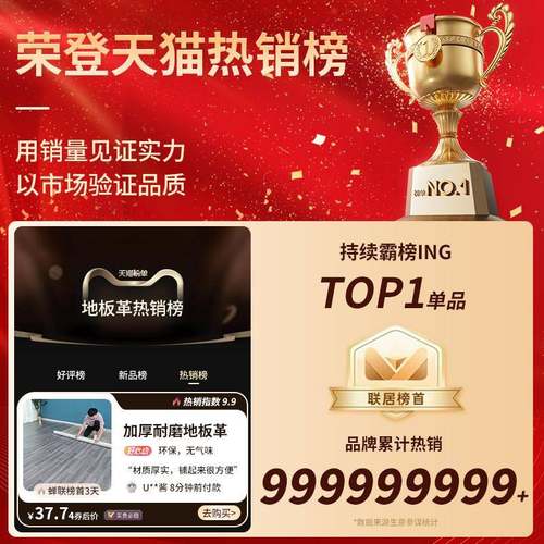 家地板革水泥地直MRE用地接铺自粘贴加厚耐磨防地水防滑塑料地毯