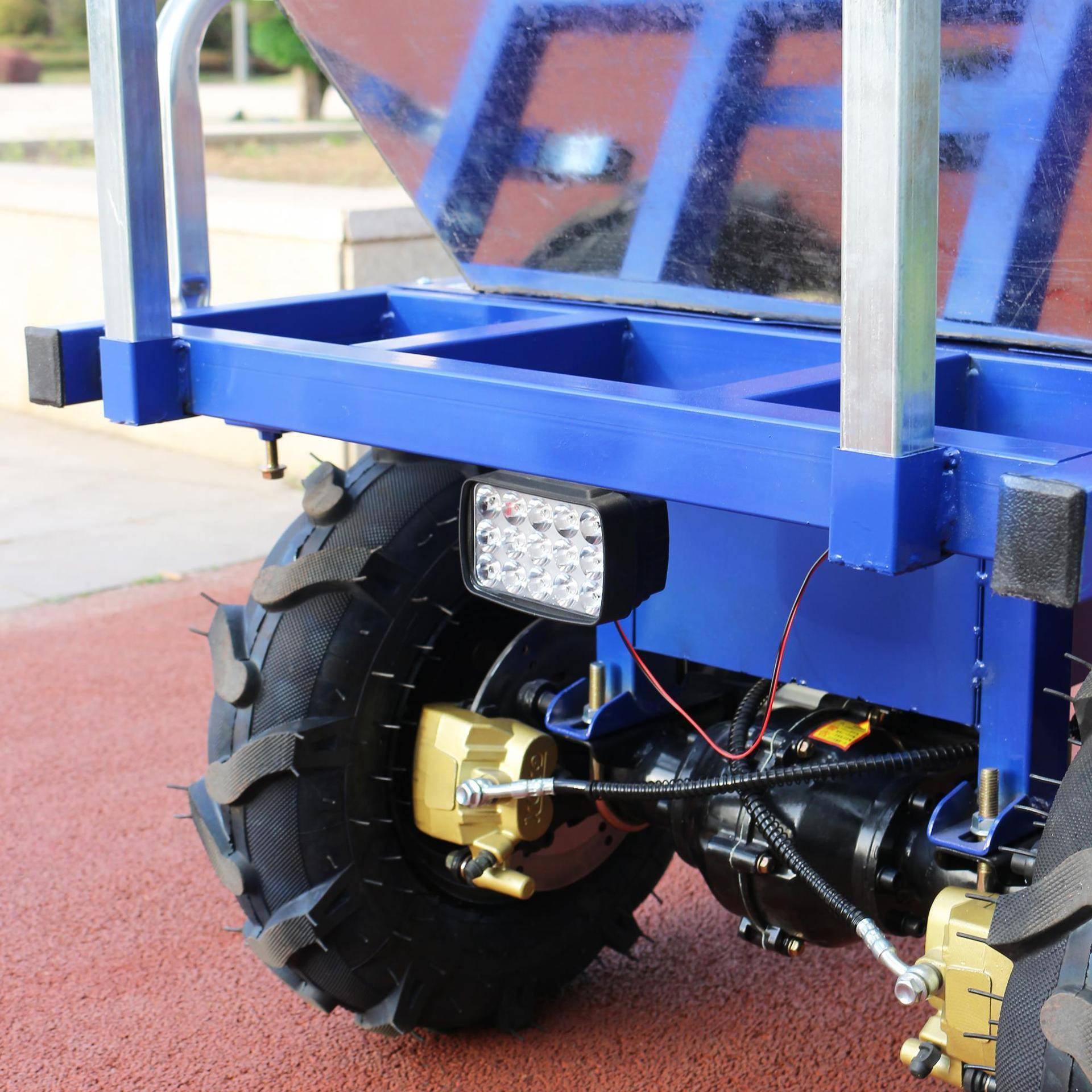 电动鸡公448车农用三轮手推家用双四搬轮果运养车殖园爬坡运输小