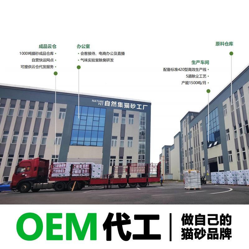 神经咪豆腐茶猫砂神经咪咪整箱绿膨润土混合咪型除臭猫舍装活性清