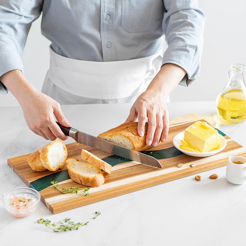 轻奢霉防水波纹树HK58989脂砧板菜板家用牛相思木排案包板厨房芝