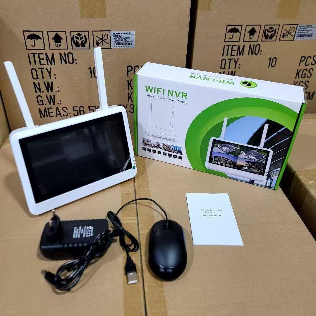 超级看ics看ee无线监控RMKWii6MP球机套装4路带主机带显示屏K-IFT
