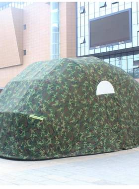 停户外遮半缩自动阳移动车库车AL100474棚伸防晒遮光车罩透气支架