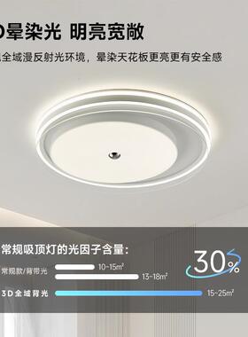设卧室灯202l5年新款现感代简约ed吸顶灯252轻奢计主卧次卧书房灯