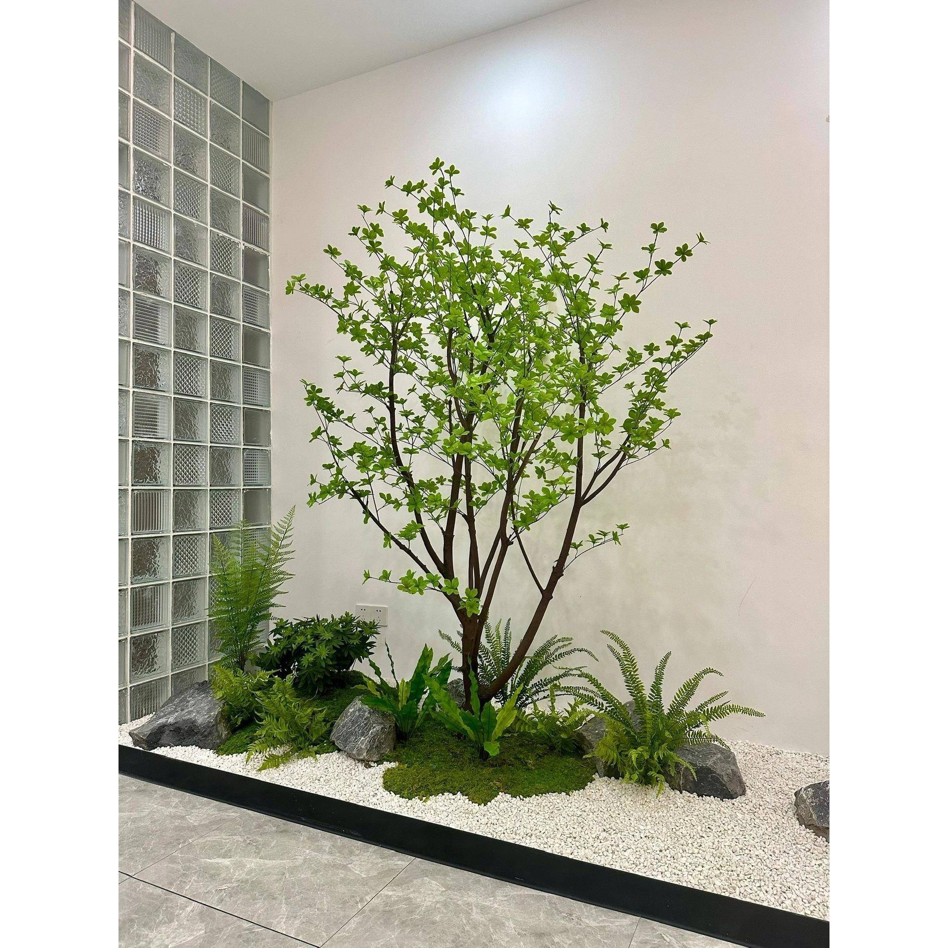 仿吊钟马醉木真室内外假绿H0309202植树橱窗楼梯下造景组合落地树