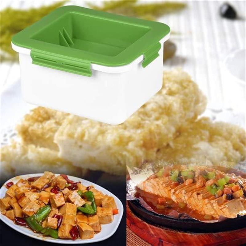 QPS创意厨货房家用豆腐压器豆腐块沥榨水现盒厨房小工具压汁器