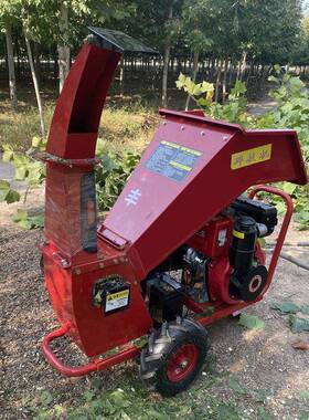 EGL果园枝碎机家用小型柴油树机枝粉碎机玉秸秆树枝破碎削米片机