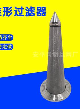 形滤芯锥石油管道过滤漏斗尖底临过滤器时滤ZLN芯形锥不锈钢过滤