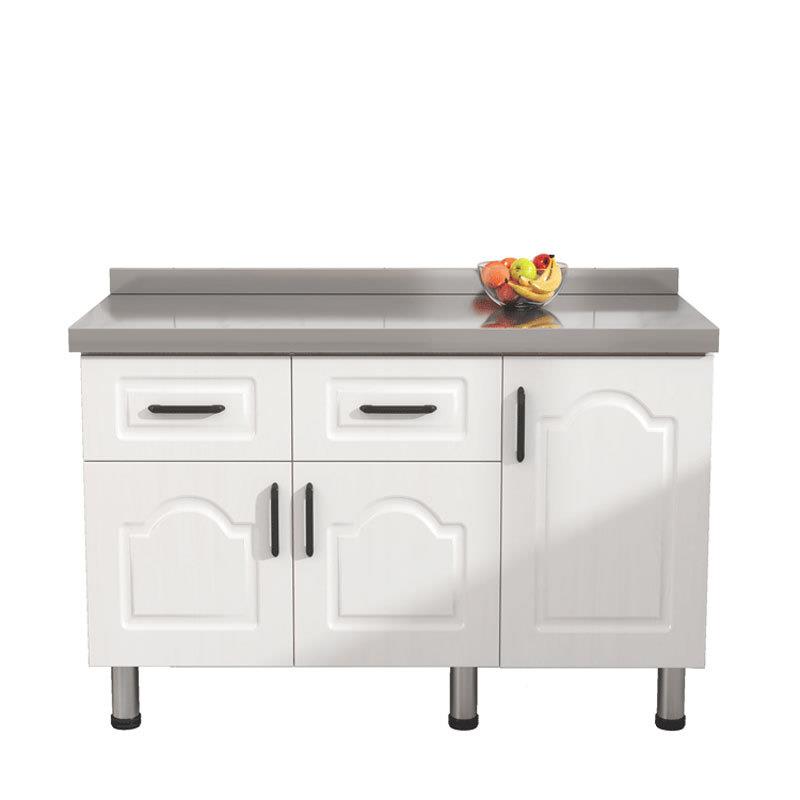 家用济储灶台子柜农村厨房物柜一体不1216cg锈钢橱柜简易经型出租