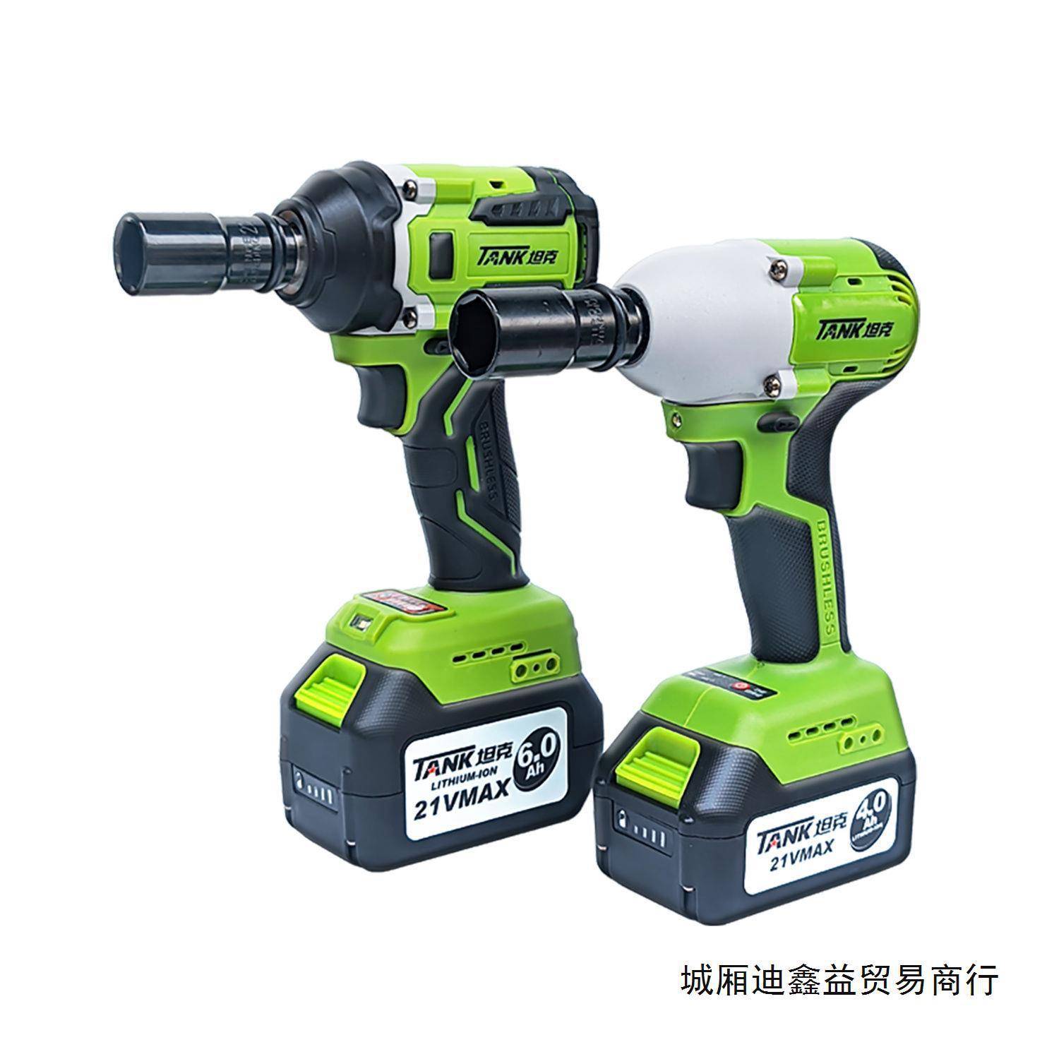 坦套克无刷电式动扳手550N大扭力218锂电冲风炮轮击胎汽修充电架