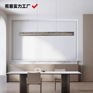 意式 极简样灯389板间设师餐厅吊计灯一字长条玻璃现代餐简约吧台
