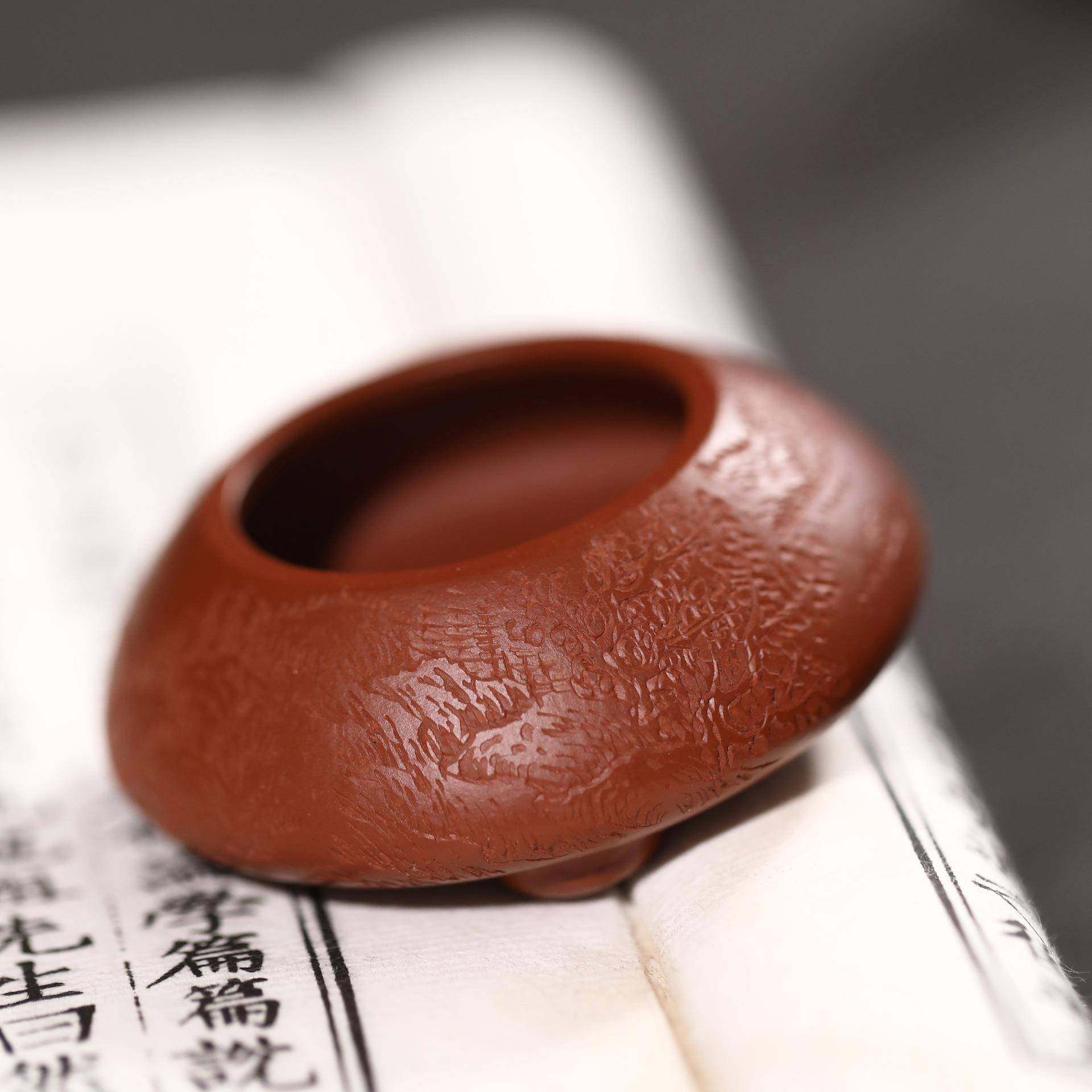 紫砂花盆微型盆景盆迷你特小掌上盆栽朱泥小品刻绘手工名家盆孙伟,节庆用品/礼品,新娘配件,淘宝优惠券,粉丝福利购,淘宝优惠卷