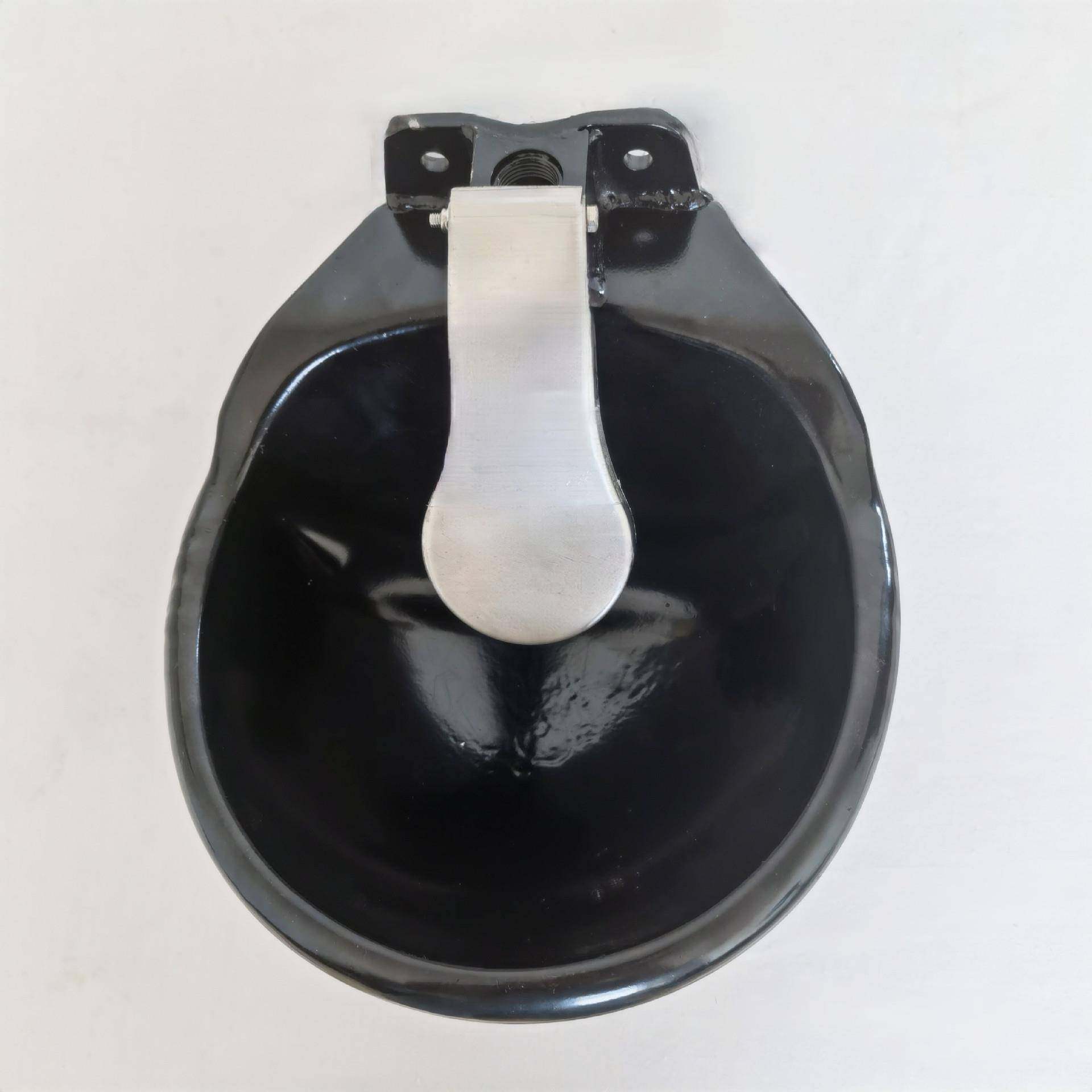 动物饮水碗加厚钢板牛马羊自动饮水碗大号牛用养殖器械饮水器