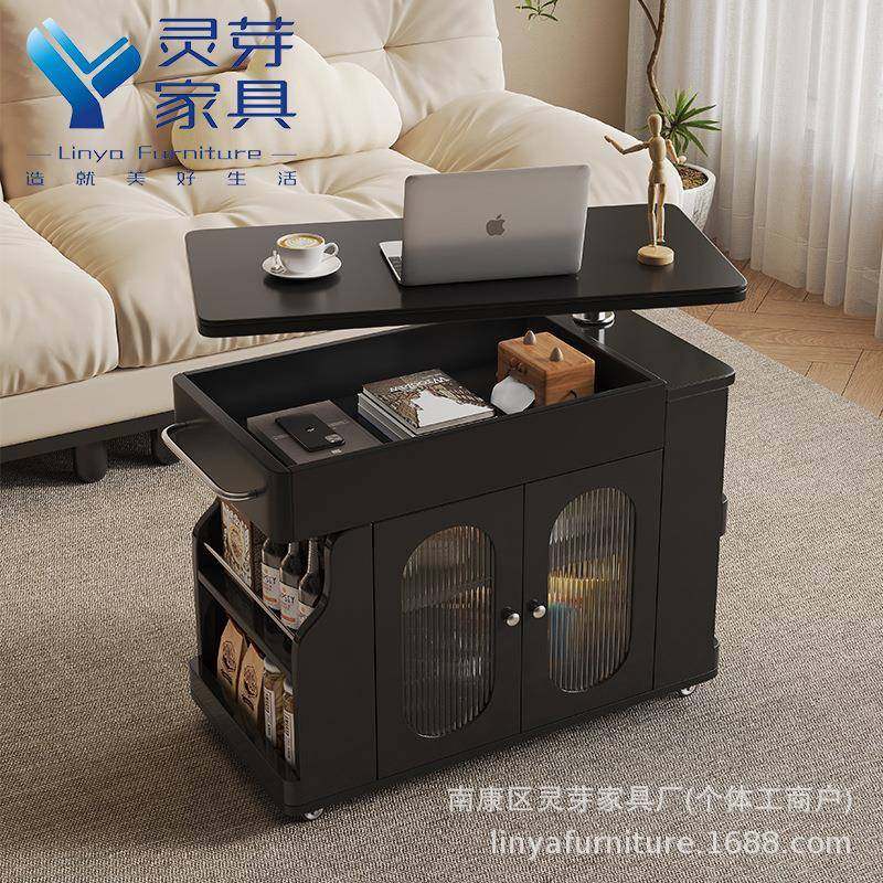 中古风实木客厅小推车可移动边几沙发边柜复古升降茶几小桌子家用,农用物资,其他肥料,淘宝优惠券,粉丝福利购,淘宝优惠卷