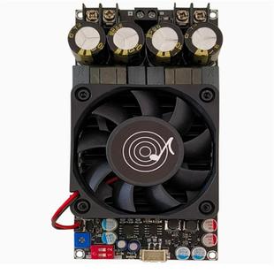 ZK-3002纯后级数字功放板TPA3255立体声300WX2桥接单声道600W