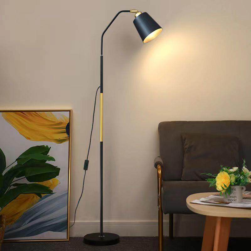 落地灯客厅轻奢卧室床头灯网红主播简约现代创意led遥控客厅灯