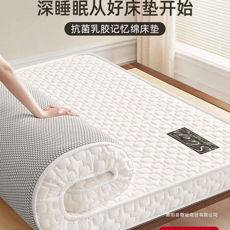 乳胶床垫软垫家用卧室记忆棉海绵垫榻榻米租房专用软床垫子10cm厚