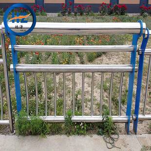 河道景观复合管防护栏天桥人行道304不锈钢景观护栏河边景观护栏