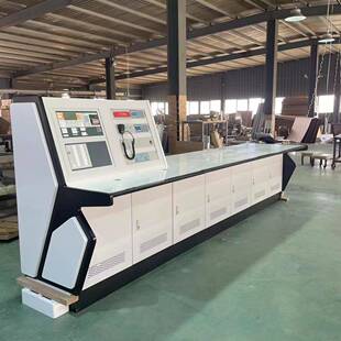 烤漆监控台琴型多联弧形中控室控制台指挥中心智能