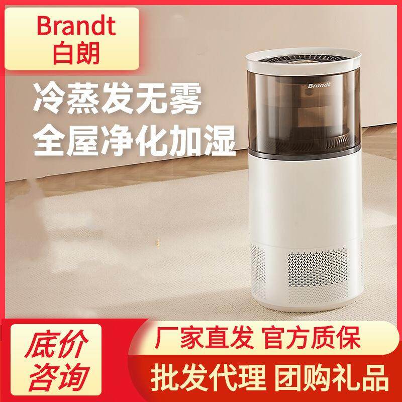 白朗无雾加湿器家用J10W低噪空气净化器落地式一体机卧室孕妇婴儿