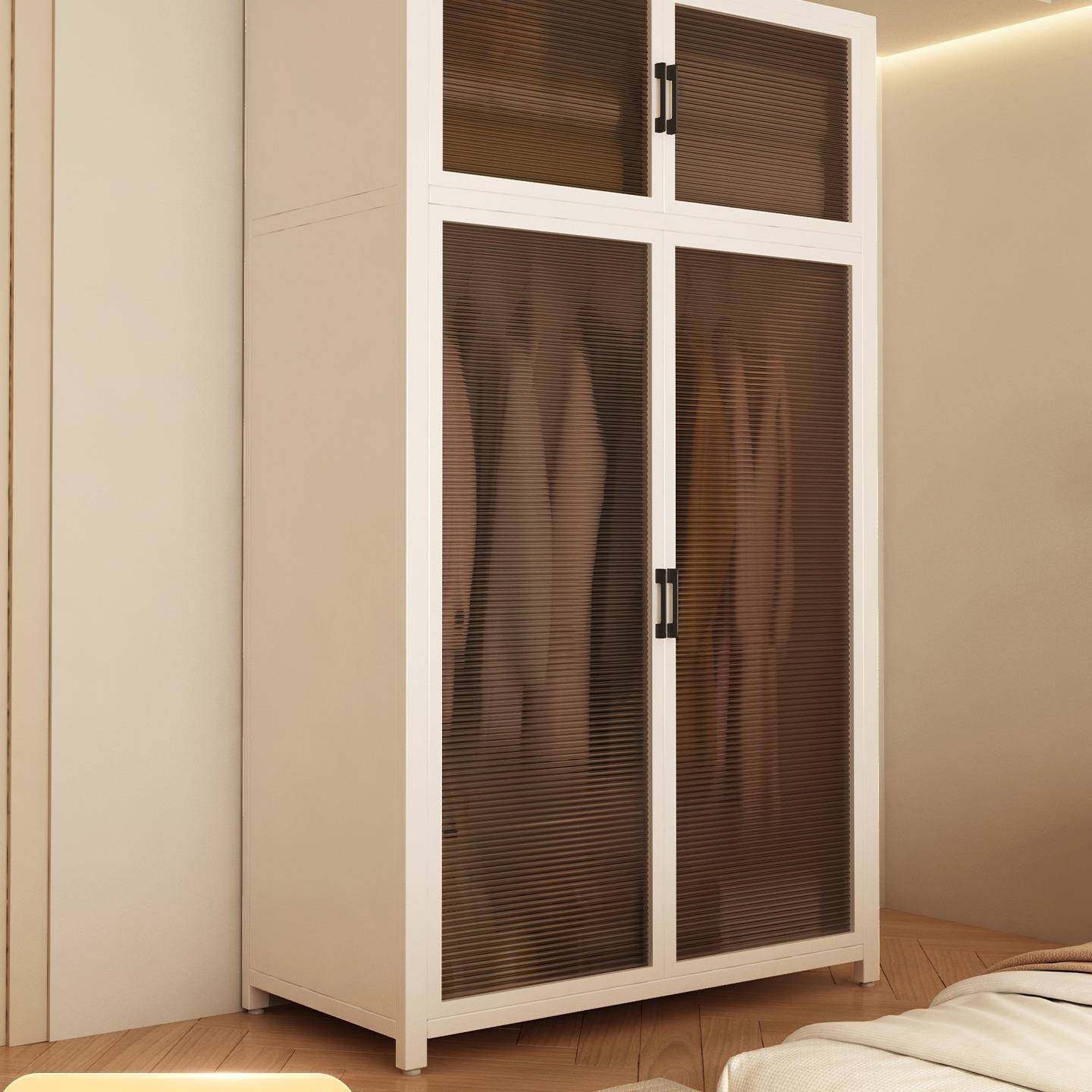 钢制衣柜家用卧室出租房简易组装金属框架结实耐用小户型铁皮Bω,节庆用品/礼品,新娘配件,淘宝优惠券,粉丝福利购,淘宝优惠卷