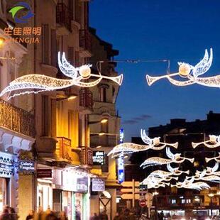 文旅LED跨街灯街道灯装饰灯景区横跨街灯市政亮化过街灯造型灯