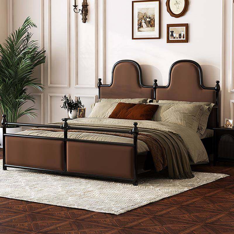 美式复古丝绒实木床主卧老巴黎双人床黑色罗马柱高背床法式公主床,节庆用品/礼品,新娘配件,淘宝优惠券,粉丝福利购,淘宝优惠卷