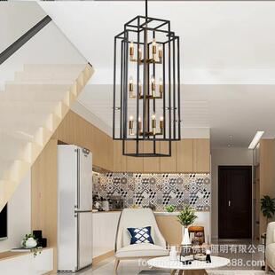 吊灯卖场客厅餐厅个性创意休闲区吧台商场现代几何简约灯具