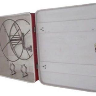 直发红色带转盘玻璃钢水龙带箱船用玻璃钢救生用品存放箱