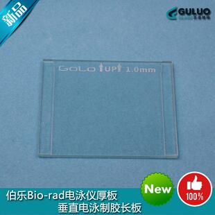 适用伯乐长板电泳厚板1.0mm垂直槽玻璃板1653311蛋白跑胶