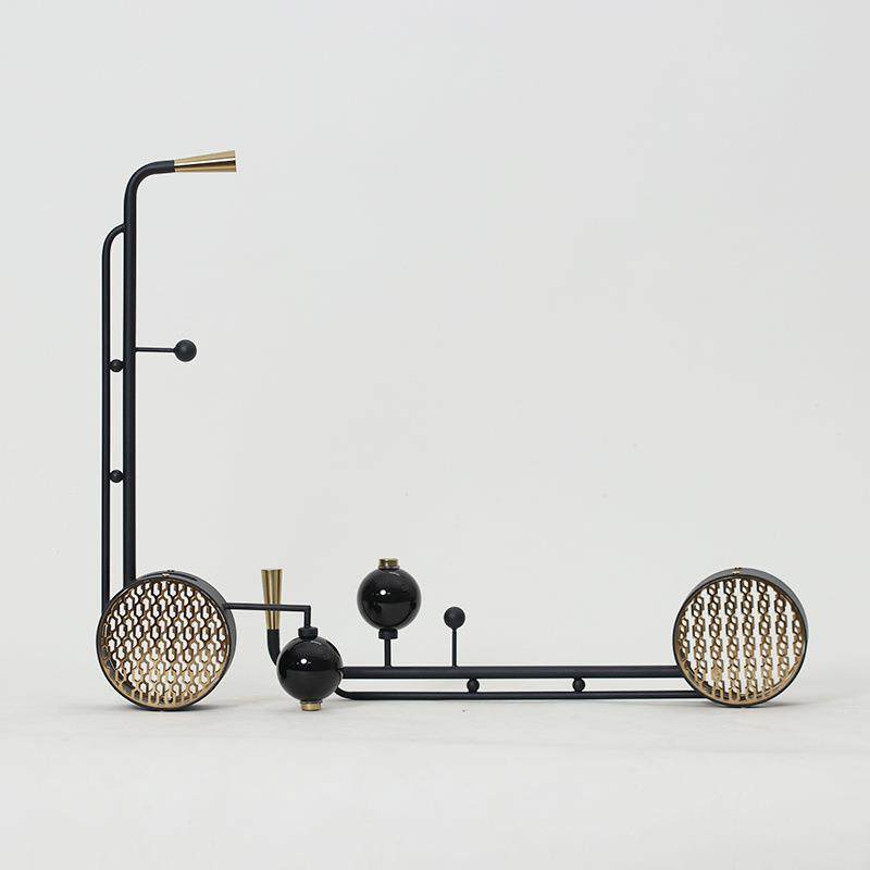 新中式古典乐器二胡摆件样板间售楼处展厅摆设电视柜玄关软装饰品