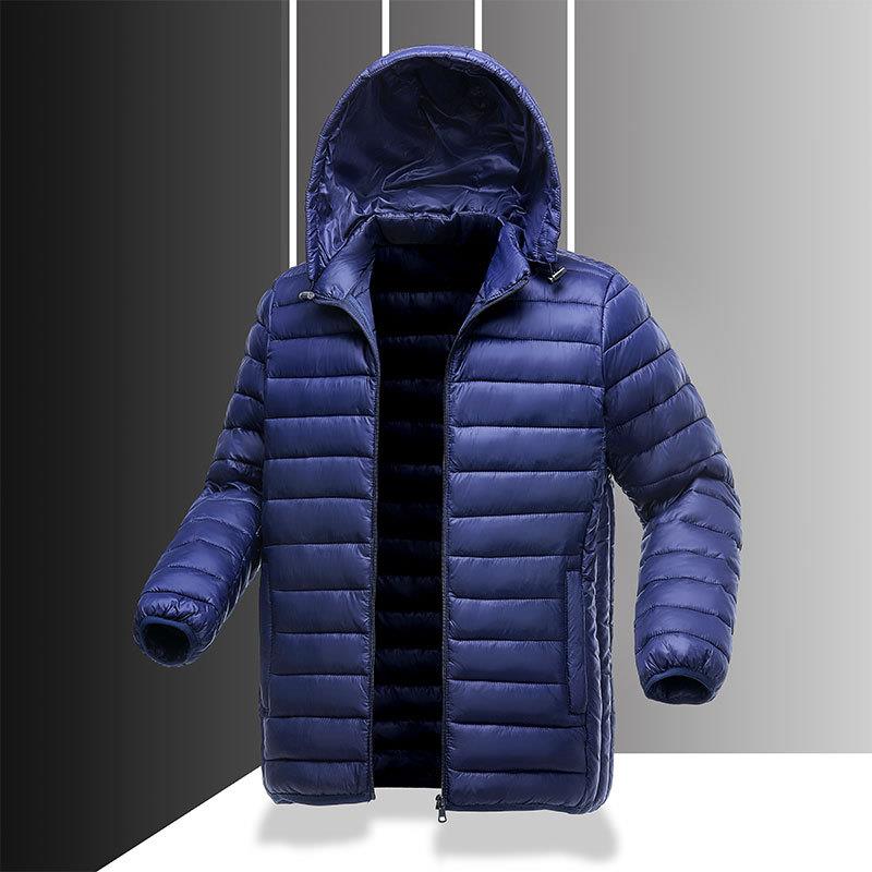 棉袄男2024新款轻薄羽绒棉服中青年大码棉衣秋冬装外套男反季棉服