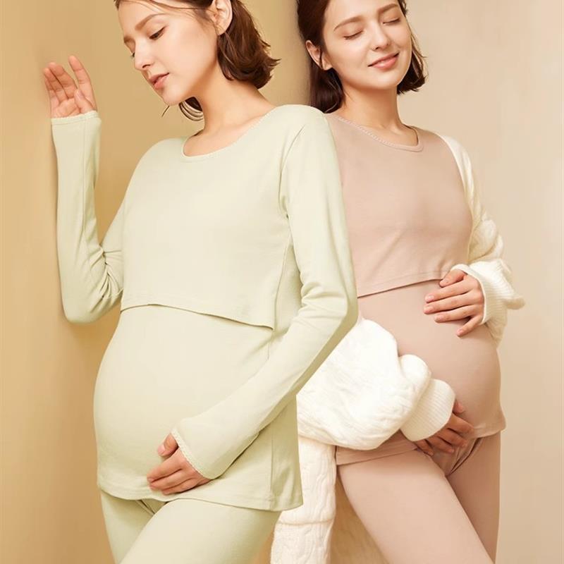 采购产品纯棉护理秋季服装上衣棉保暖内衣孕妇睡衣秋冬产后分娩服