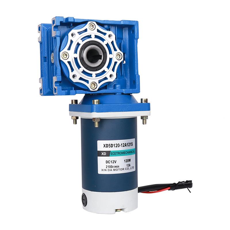 调速电机120W直流速电机RV40减断电马自锁大YQU力矩12V24微型小V