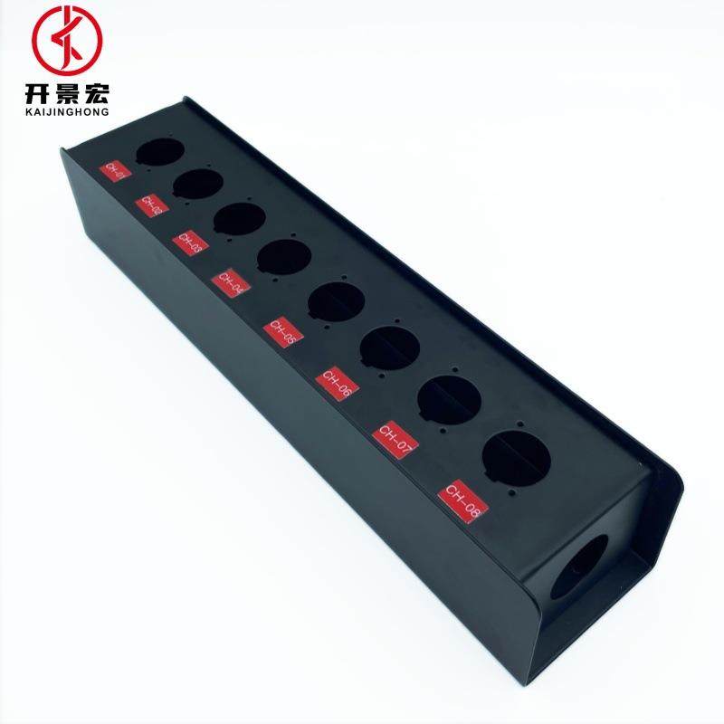 台缆响盒8路D型卡农公母座RJ4HDX5座音音频信接号线网线线舞盒