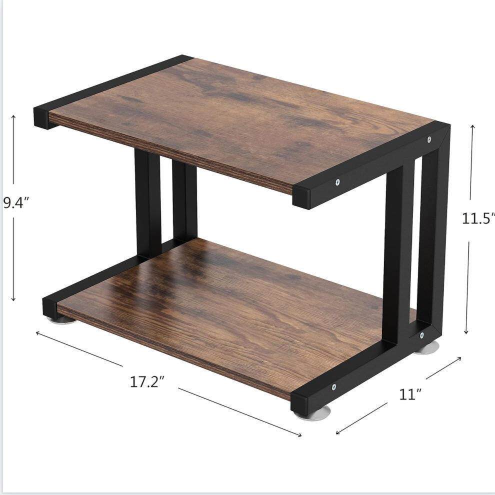 代约*置物架办桌主机收纳现公架家用办公多层打印机架子复印机简