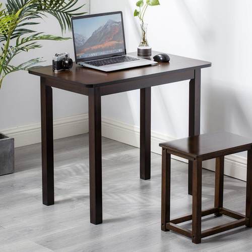 楠吃竹小桌简约家用餐子547桌饭桌实木长方形台式电脑学习写字桌