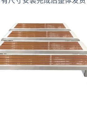 园公椅外户外椅铁艺防腐塑木凳子商场长公共座JZR椅室休息条凳不