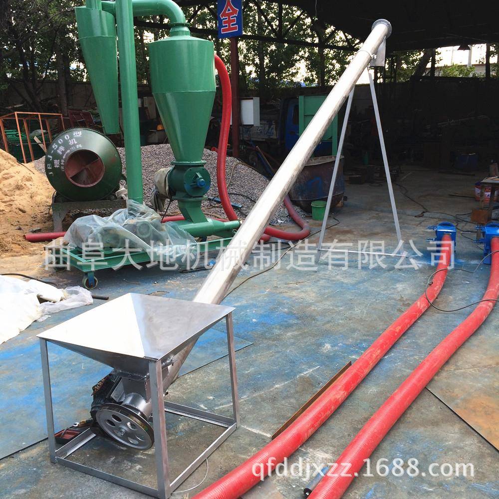 不锈钢螺旋U送机输水平无螺旋输TQO送机轴麦糠型管式送料机厂家