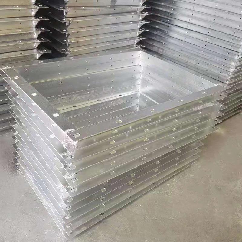 锌角铁法兰螺旋压风管角钢兰不锈钢风管法兰法冲打CCS孔连接镀法