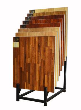 瓷展架60FUY8展00地砖瓷砖架砖木地板石材架陶瓷货架0铁插架架子