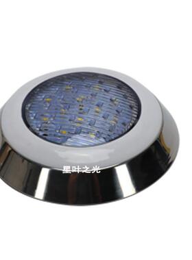 LED不钢挂壁式泳池水灯锈12W30水底壁灯景观XYZG-YCD水下4灯七彩R