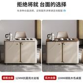 可移动RYU茶台茶车台家用客厅沙边几轻奢现代高端岩板阳小发型茶