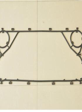 密封垫厂家换热WBO器密封垫片加强版拆片换热器橡可式胶垫片