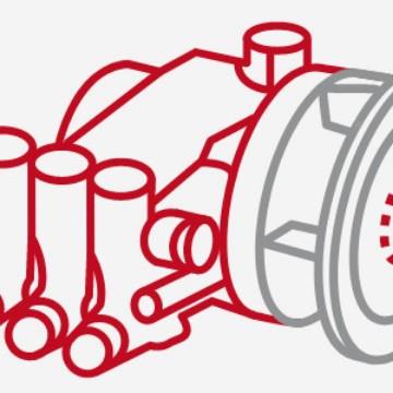 YQFABB电机马B达M2X系列4KW-4P清洗机加湿器专用小法兰A电机