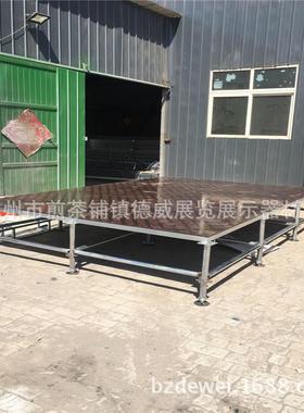 钢铁雷亚舞台叠折T台铝合金舞台FLB婚庆演折出拼装台升降叠舞架