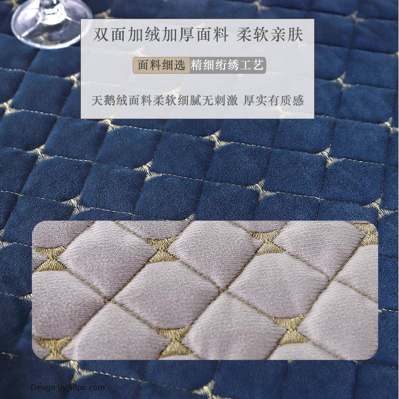 电无品牌/炉罩烤火桌子形罩正方桌布套新加厚加绒茶几架被罩火裙