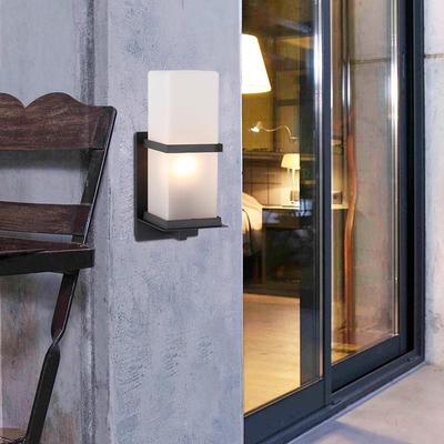 灯台壁灯户外庭院外墙灯室外阳大19415-1W门口饰简约露台卧室墙装