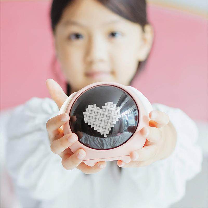 HBK表像情BTS素闹夜钟多功能电子闹铃学生用床头小灯儿智能童时钟