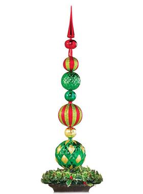 201326新廊品圣2诞节装饰品居家庭院花园彩插色户外塑料标示件门