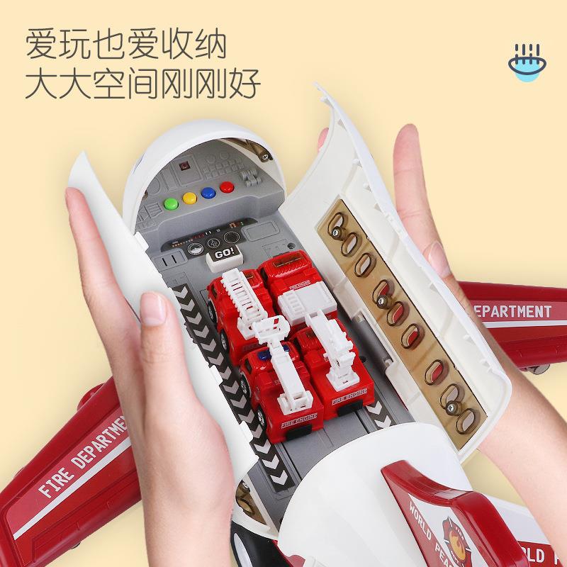 飞机号合金能车多功大儿收纳超大耐摔302益智早教惯性地摊童玩具